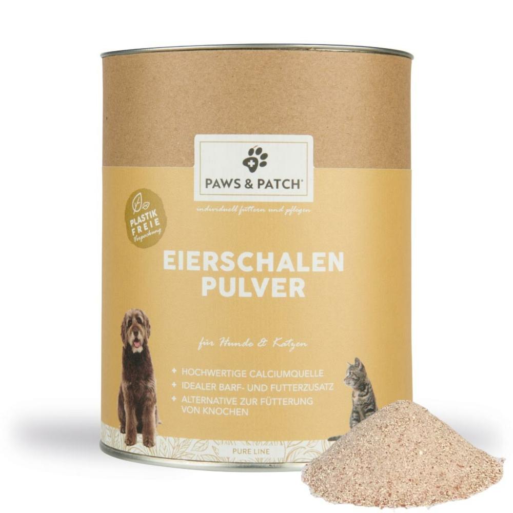 Paws and Patch Eierschalen Pulver für Hunde und Katzen bei Futter24