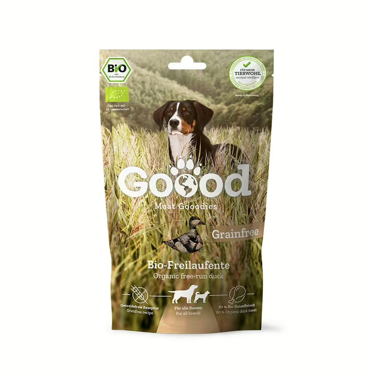 GOOOD Meat Snack Bio-Ente Hundesnack 75g bei Futter24