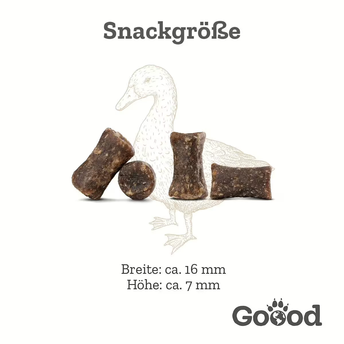 GOOOD Meat Snack Bio-Ente Hundesnack 75g bei Futter24