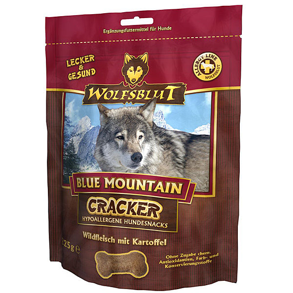 Wolfsblut Blue Mountain Cracker Snack mit Wildfleisch 225g bei Futter24
