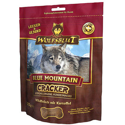 Wolfsblut Blue Mountain Cracker Snack mit Wildfleisch 225g bei Futter24