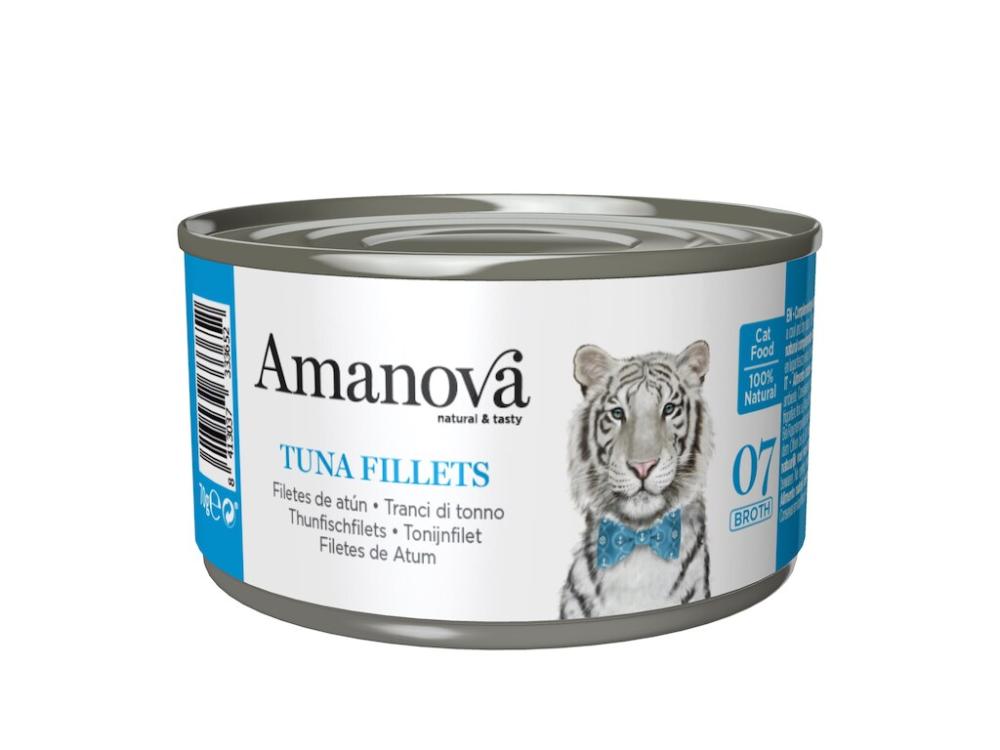 Amanova Tuna Fillets Katzen-Nassfutter mit Thunfisch bei Futter24