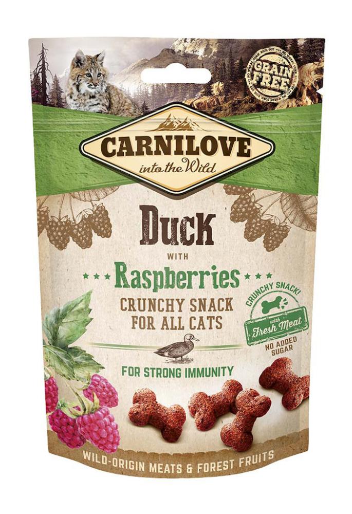Carnilove Crunchy Snack Ente und Himbeeren 50g bei Futter24