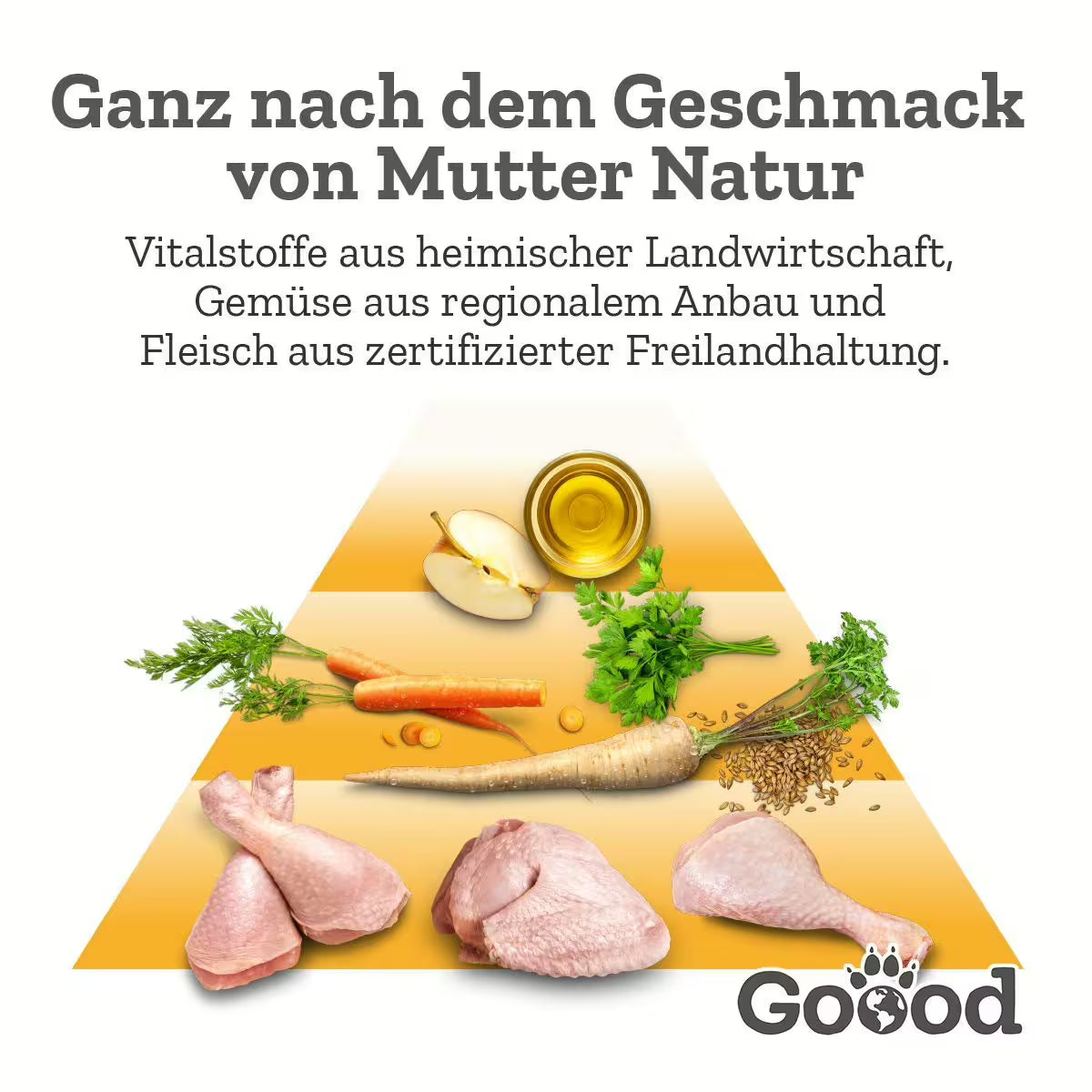 GOOOD Adult Freiland-Huhn Hundefutter bei Futter24
