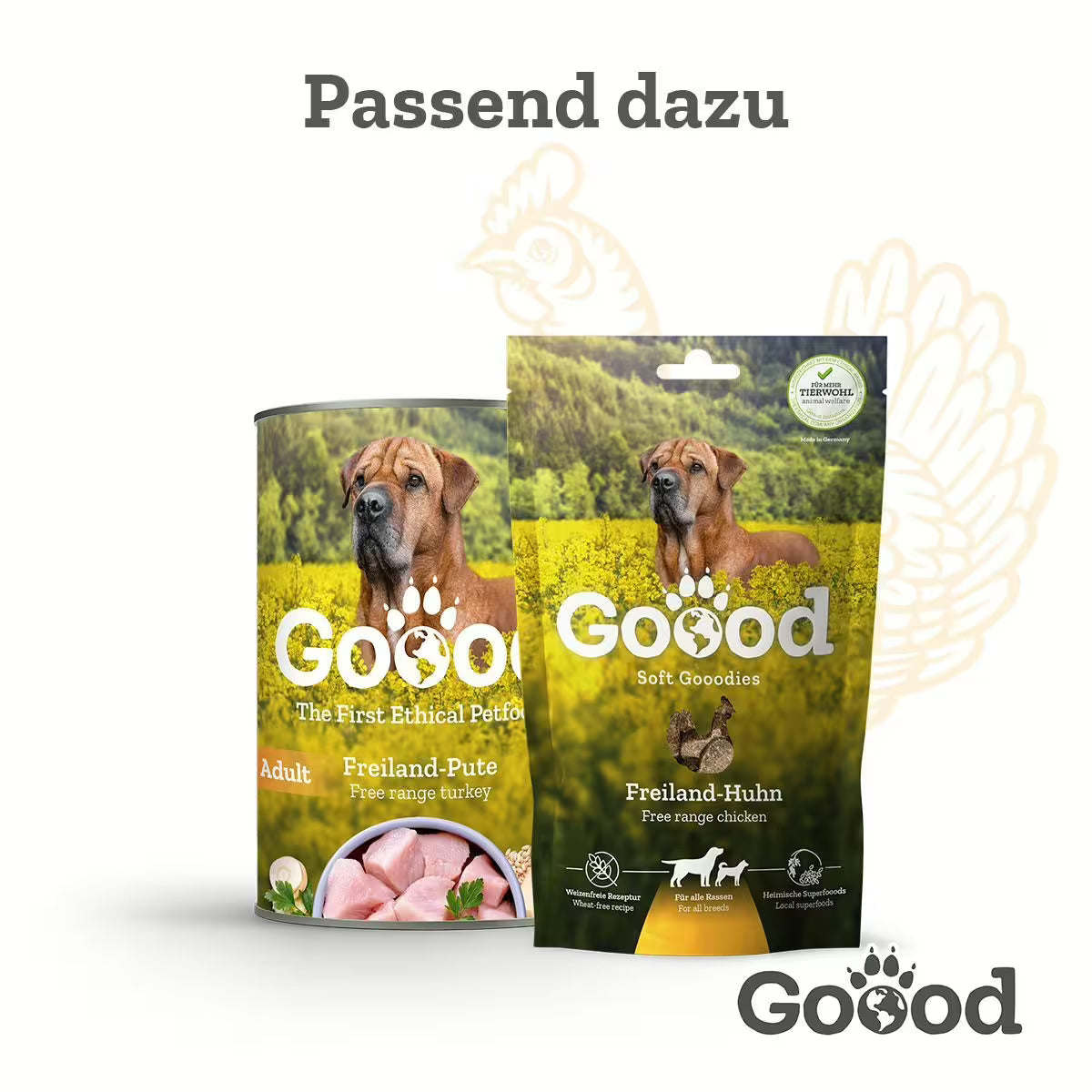 GOOOD Adult Freiland-Huhn Hundefutter bei Futter24