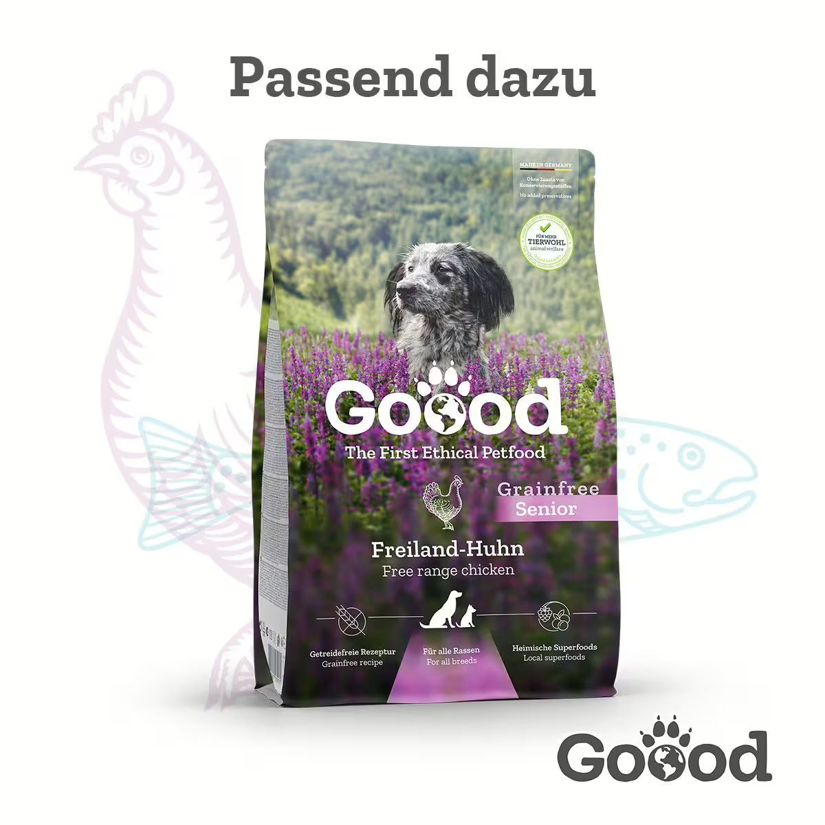 GOOOD Senior Nassfutter Pute und Forelle bei Futter24