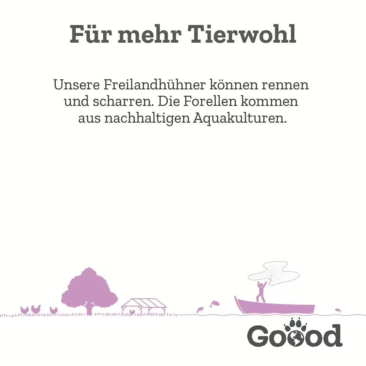 GOOOD Senior Freiland-Huhn Hundefutter bei Futter24