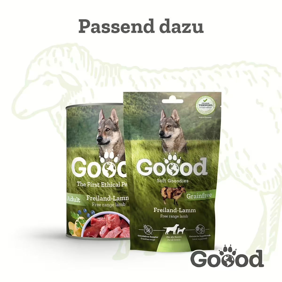 GOOOD Adult Freiland-Lamm Hundefutter bei Futter24
