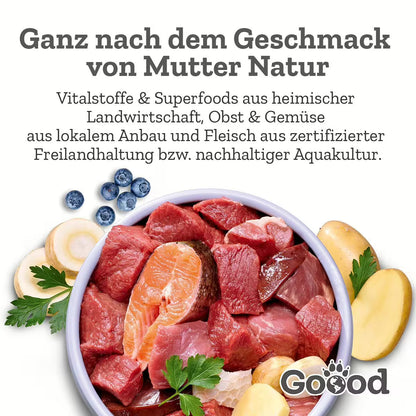 GOOOD Junior Nassfutter Lamm und Forelle bei Futter24
