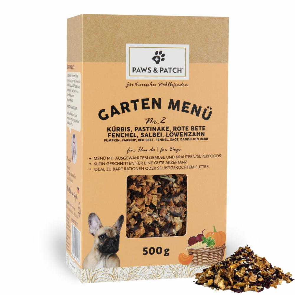 Paws and Patch Garten Menü 2 für Hunde 500g bei Futter24