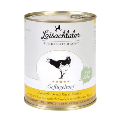 Loisachtaler Geflügeltopf Nassfutter für Hunde bei Futter24