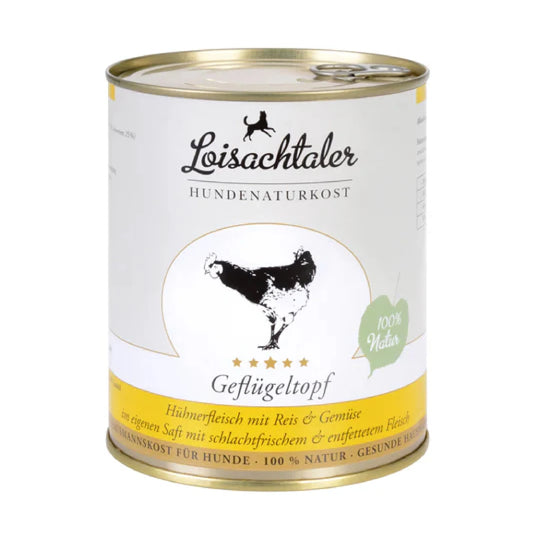 Loisachtaler Geflügeltopf Nassfutter für Hunde bei Futter24