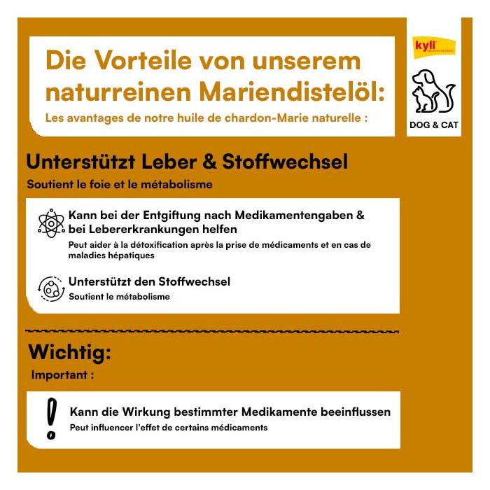 Kyli Mariendistelöl 250 ml bei Futter24