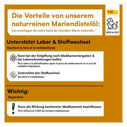 Kyli Mariendistelöl 250 ml bei Futter24
