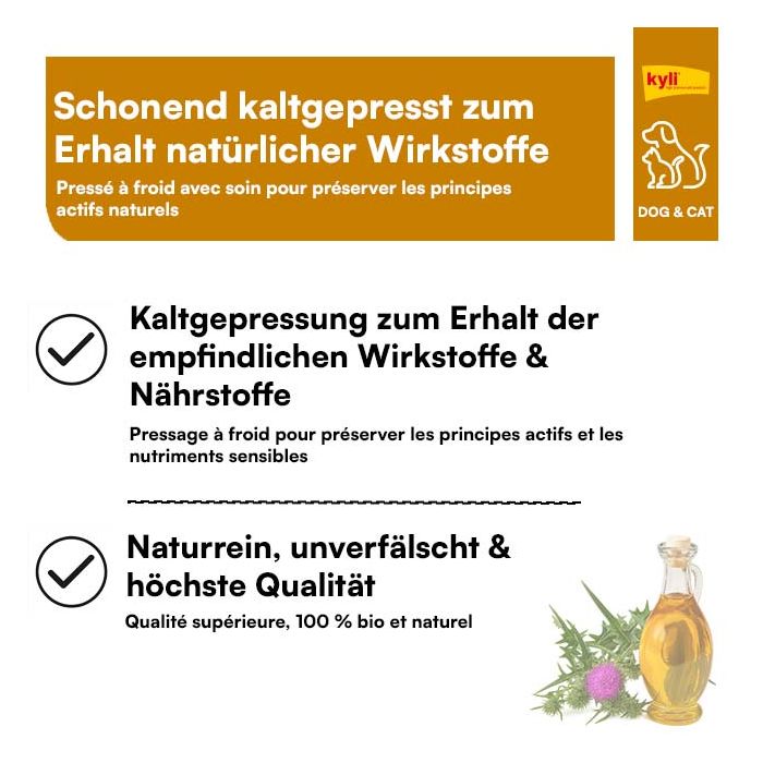 Kyli Mariendistelöl 250 ml bei Futter24
