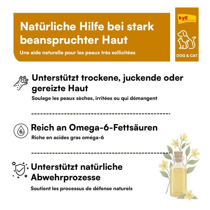 Kyli Nachtkerzenöl 250ml Ergänzungsfuttermittel bei Futter24
