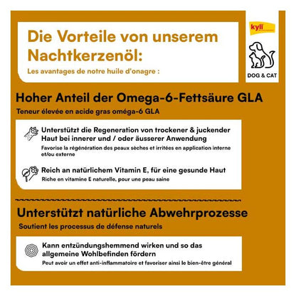 Kyli Nachtkerzenöl 250ml Ergänzungsfuttermittel bei Futter24