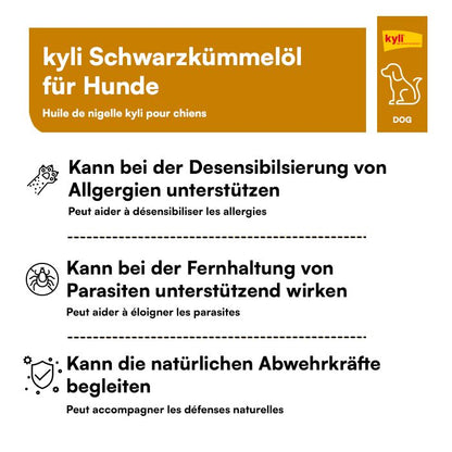 Kyli Schwarzkümmelöl Ergänzungsfuttermittel 100 ml bei Futter24