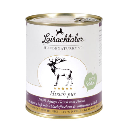 Loisachtaler Hirsch Pur Nassfutter für Hunde bei Futter24