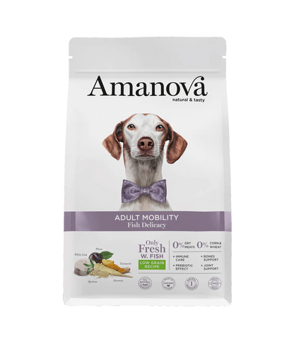 Amanova Adult Mobility Fish Delicacy Hundefutter mit weissem Fisch bei Futter24