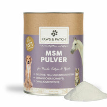 Paws and Patch MSM Pulver für Hunde Katzen und Pferde bei Futter24