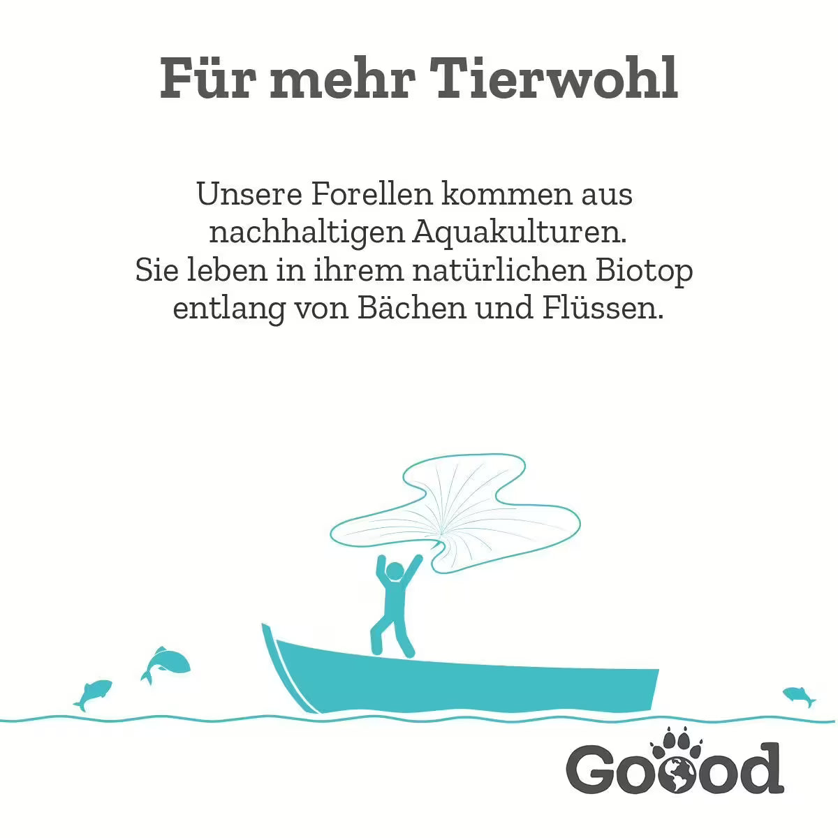 GOOOD Nassfutter Adult Nachhaltige Forelle bei Futter24