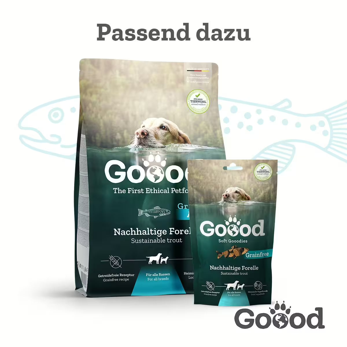 GOOOD Nassfutter Adult Nachhaltige Forelle bei Futter24