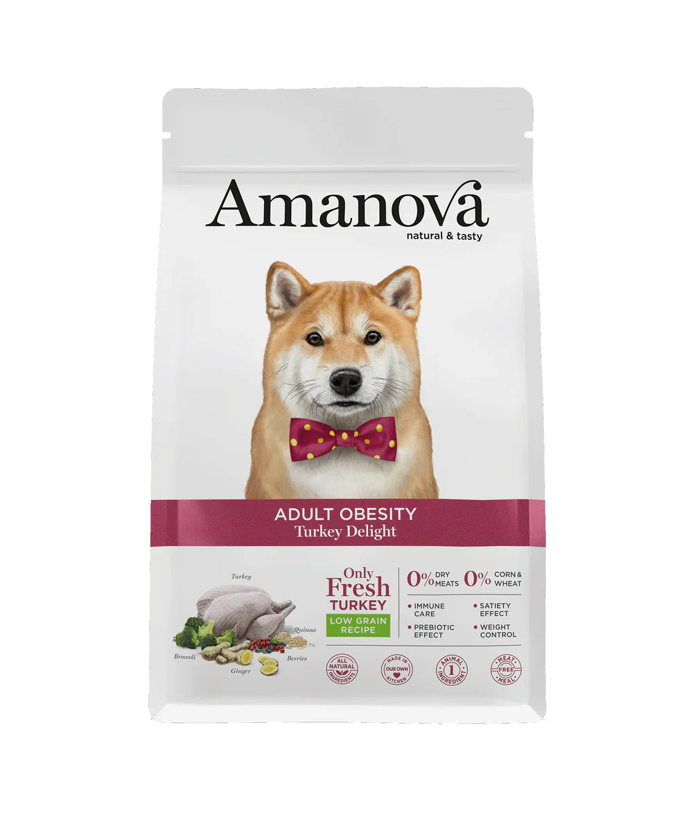 Amanova Adult Obesity Turkey Delight Hundefutter mit Truthahn bei Futter24