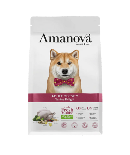 Amanova Adult Obesity Turkey Delight Hundefutter mit Truthahn bei Futter24