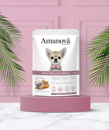 Amanova Tasty Salmon und Turkey Katzen-Nassfutter mit Lachs und Truthahn bei Futter24