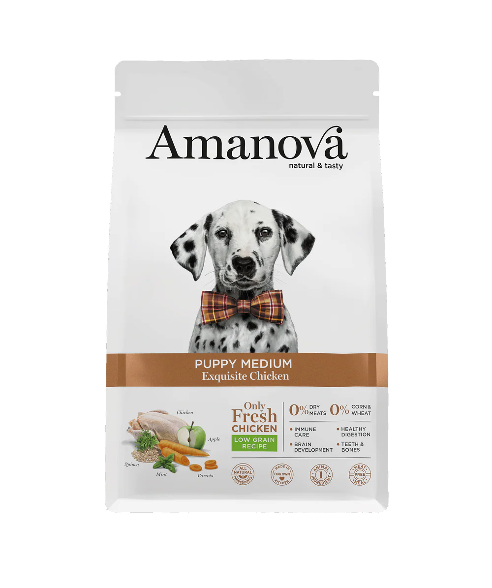 Amanova Puppy Medium Exquisite Chicken Welpenfutter mit Huhn bei Futter24