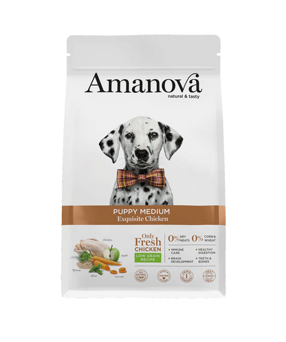 Amanova Puppy Medium Exquisite Chicken Welpenfutter mit Huhn bei Futter24