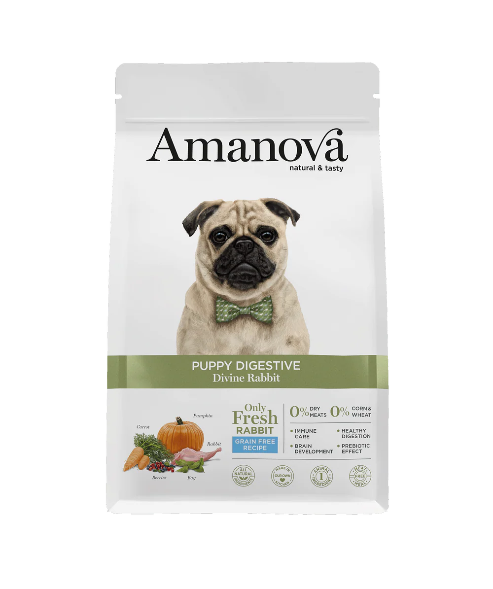 Amanova Puppy Digestive Divine Rabbit Welpenfutter mit Kaninchen bei Futter24
