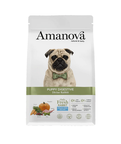 Amanova Puppy Digestive Divine Rabbit Welpenfutter mit Kaninchen bei Futter24