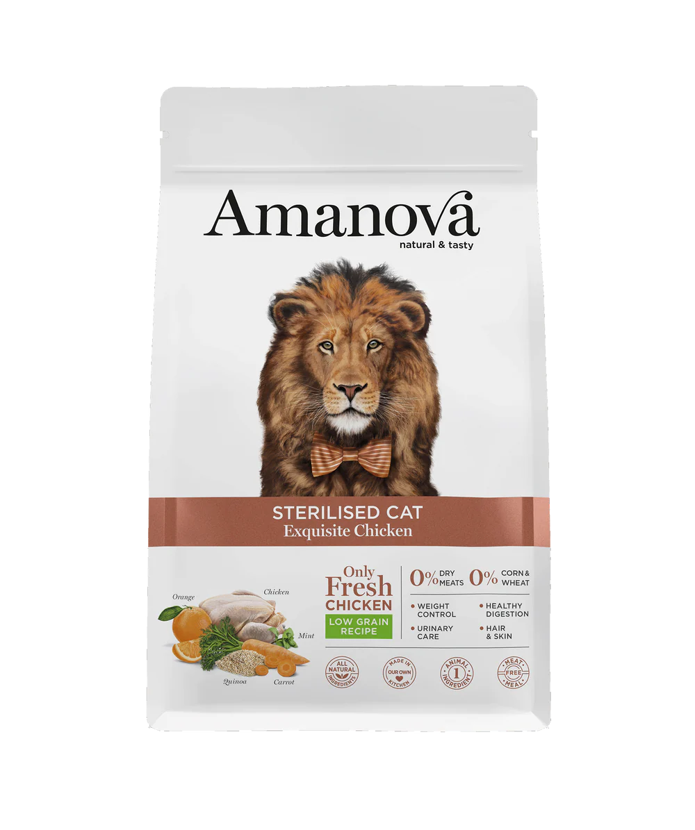 Amanova Adult Sterilised Exquisite Chicken Katzenfutter mit Huhn bei Futter24