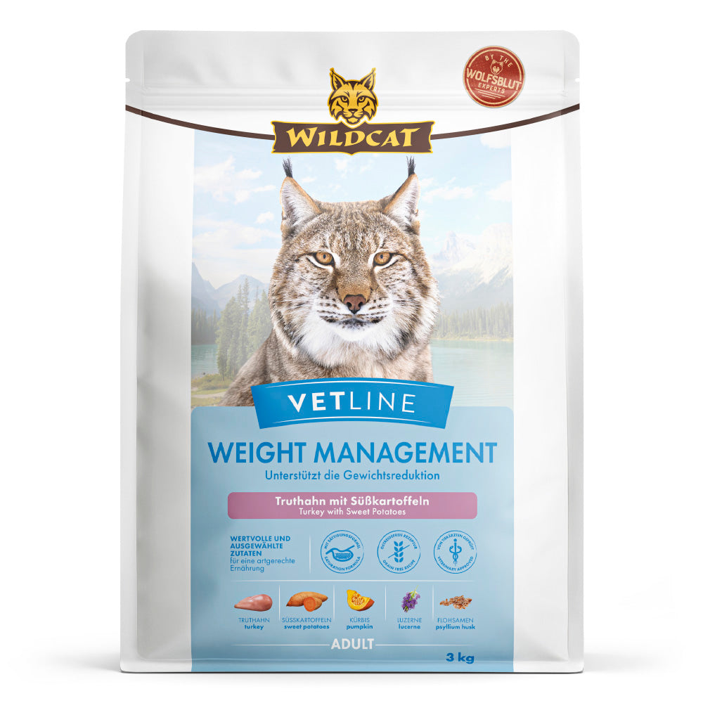 Wildcat VetLine Weight Management Truthahn – 3 kg