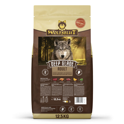 Wolfsblut Adult Deep Glade – Rothirsch & Wasserbüffel mit Süsskartoffeln – Originalverpackung
