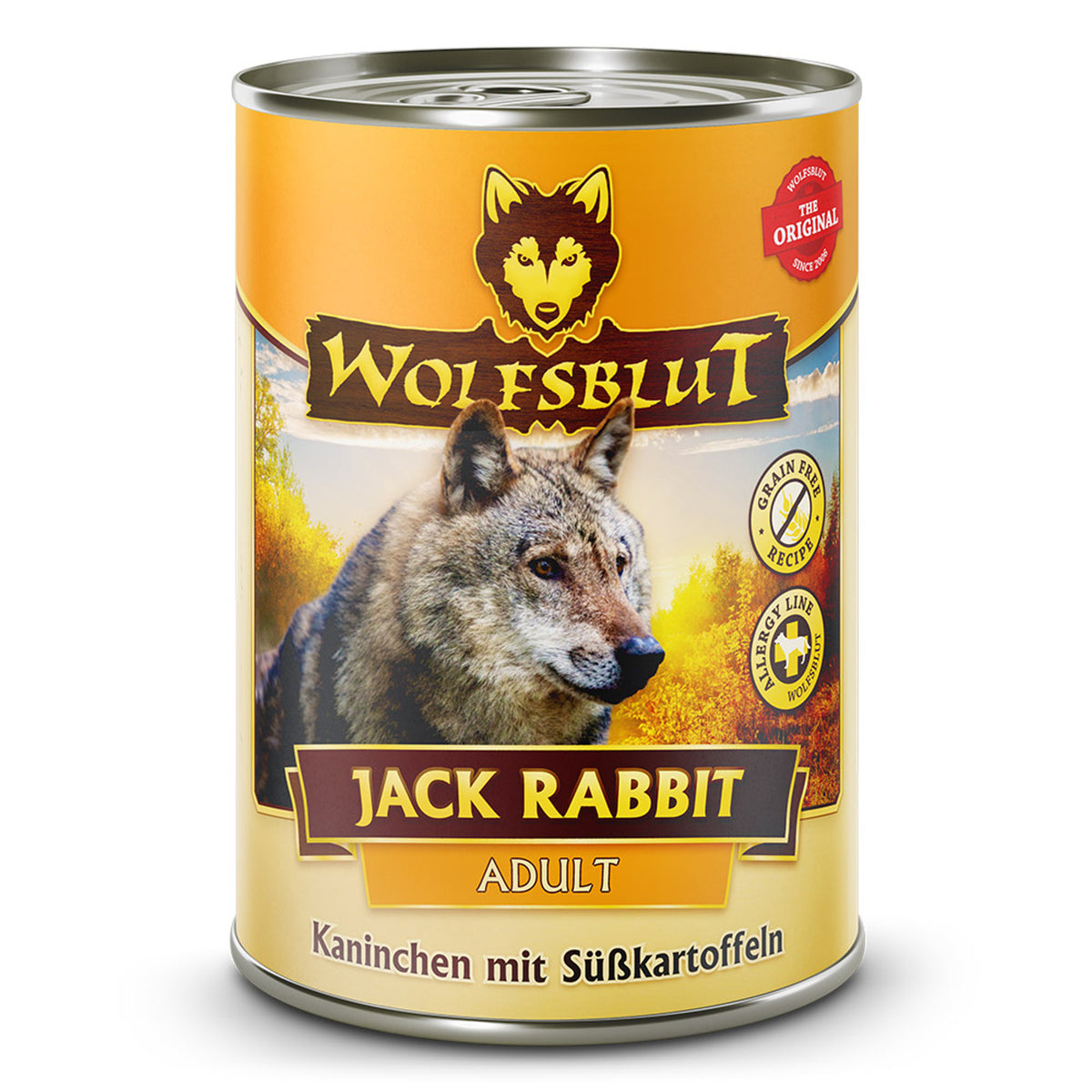 Wolfsblut Adult Jack Rabbit Nassfutter – Kaninchen mit Gemüse 395 g – Originalverpackung