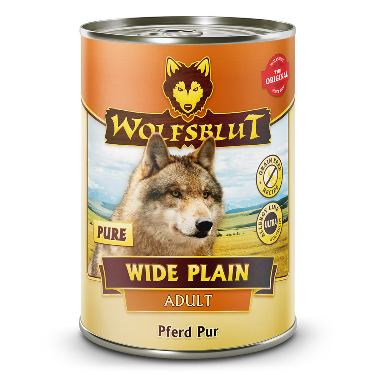 Wolfsblut Adult Wide Plain Pure Nassfutter – Pferd 395 g – Originalverpackung