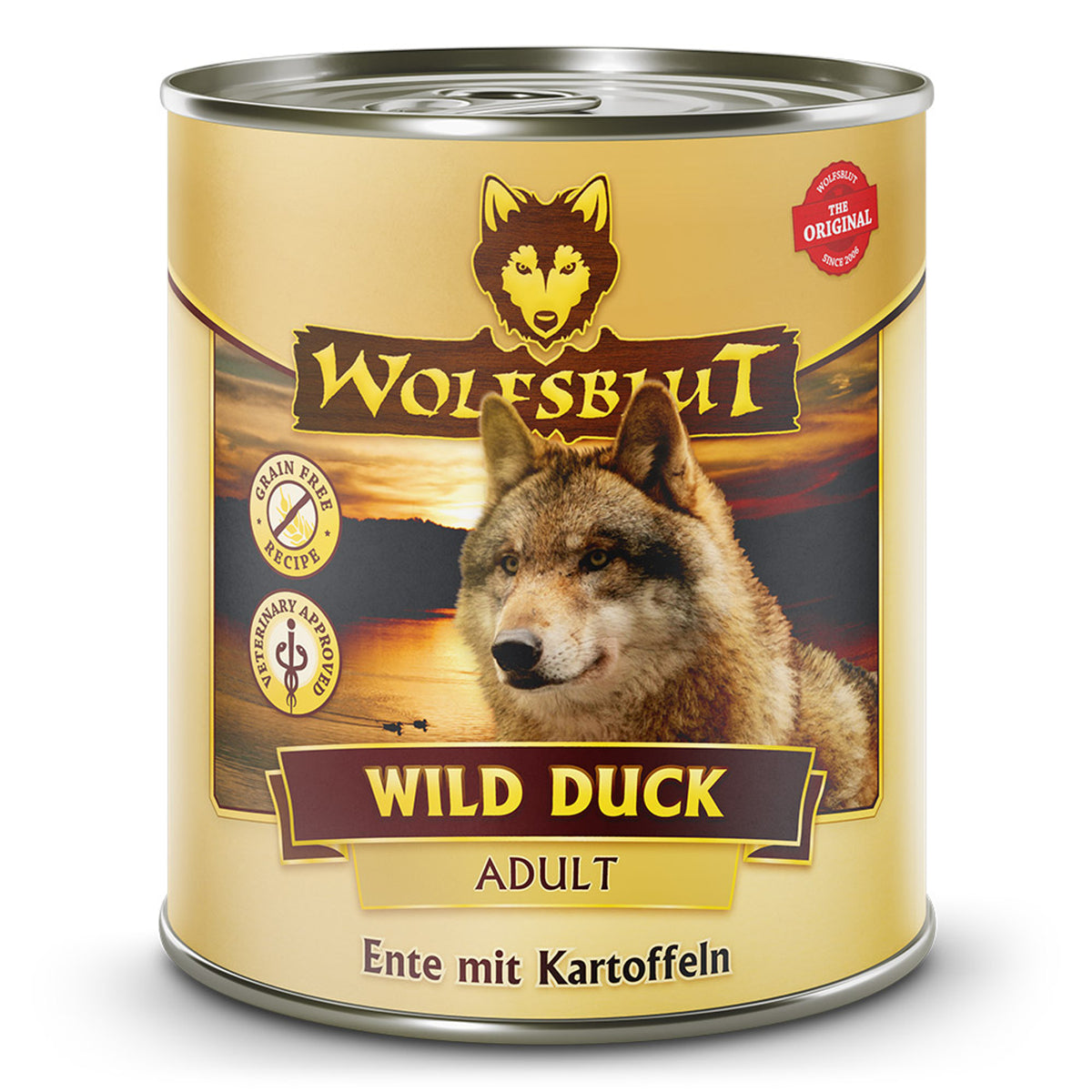 Wolfsblut Adult Wild Duck Nassfutter – Ente mit Kartoffeln 800 g – Originalverpackung