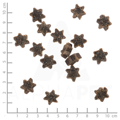 Wolfsblut Training Treats Dark Forest – Wild mit Süsskartoffeln 70 g – Futtergrösse / Detailaufnahme
