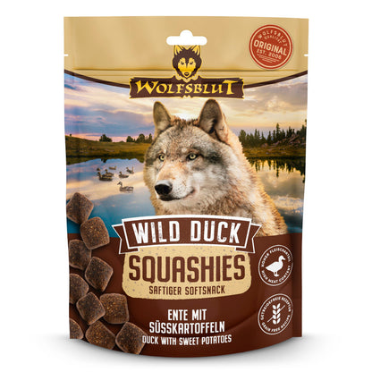 Wolfsblut Wild Duck Squashies – Ente mit Süsskartoffeln 300 g – Originalverpackung