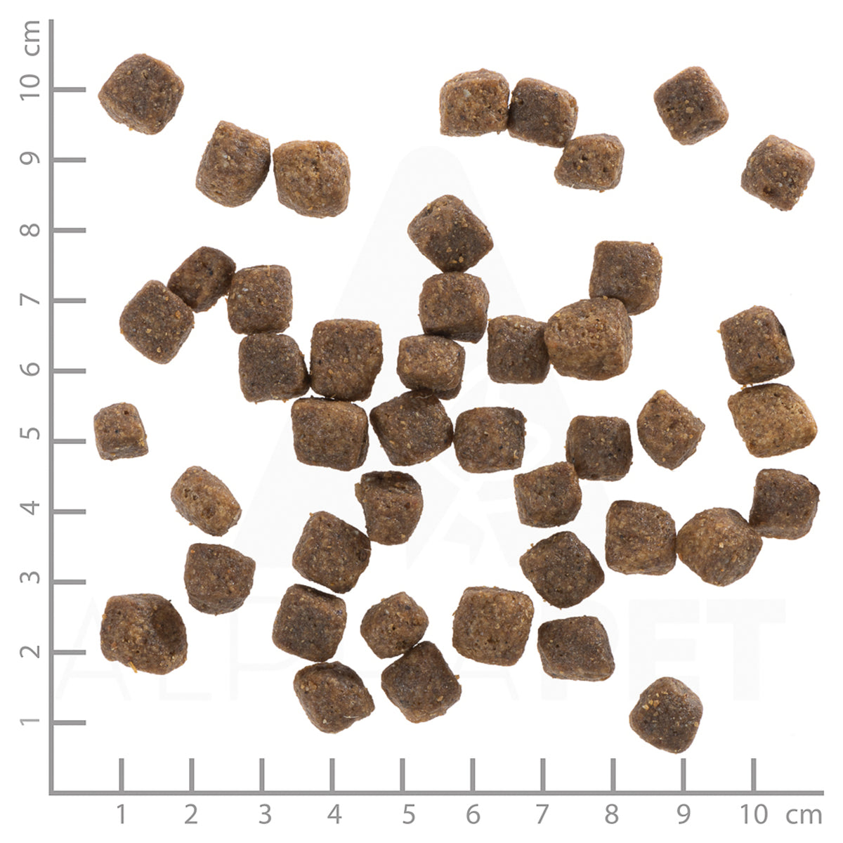 Wolfsblut Puppy Deep Glade – Rothirsch & Wasserbüffel mit Süsskartoffeln – Futtergrösse / Detailaufnahme