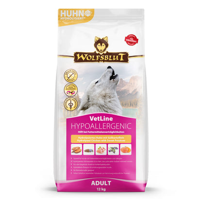 Wolfsblut VetLine Hypoallergenic Hydrolysiertes Huhn – Sack 12 kg