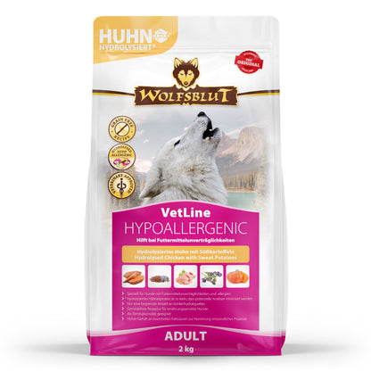 Wolfsblut VetLine Hypoallergenic Hydrolysiertes Huhn – Sack 2 kg