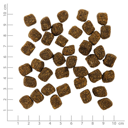 Wolfsblut VetLine Care Hypoallergenic Snack 100g – Snackgrösse mit Massstab