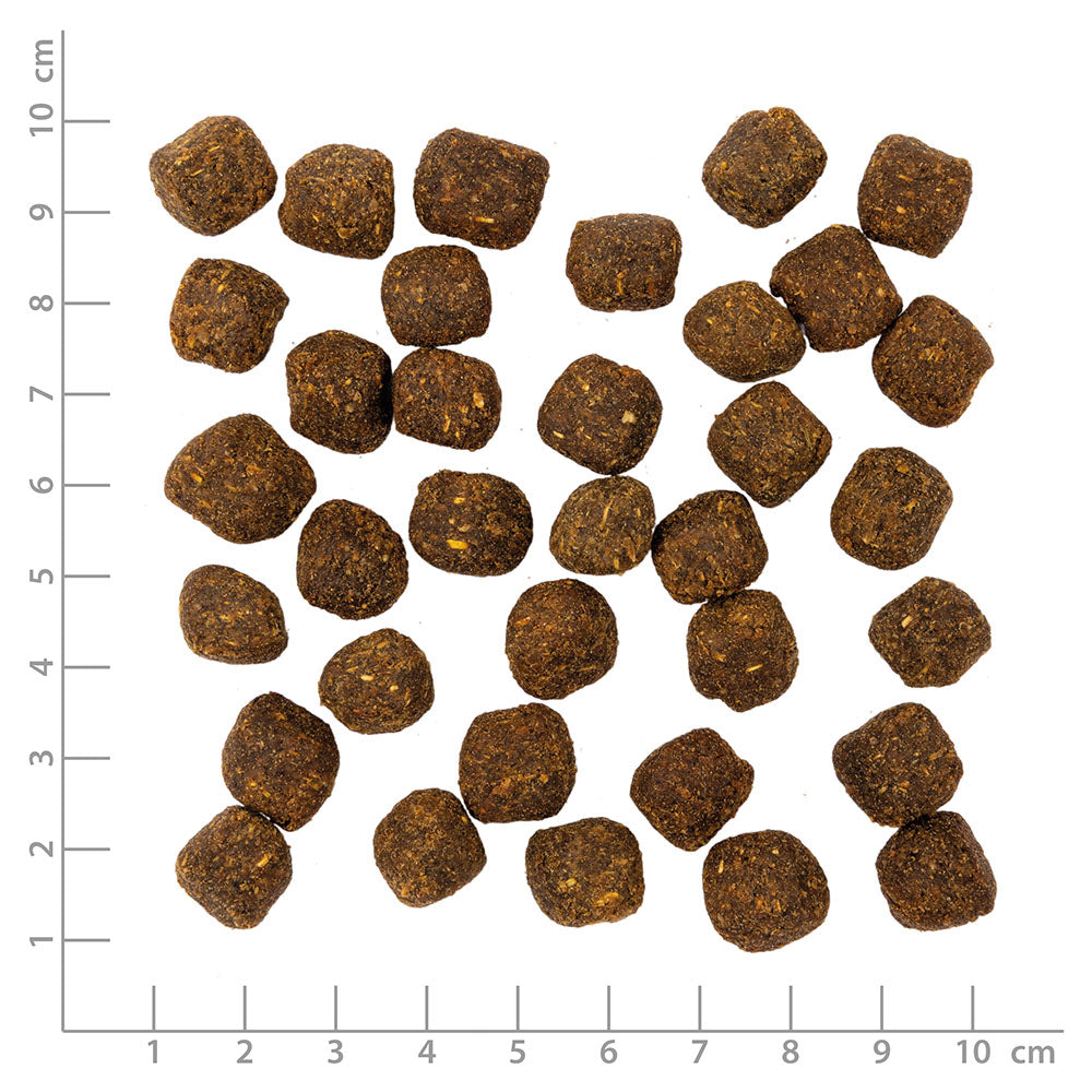 Wolfsblut VetLine Care Weight Management Snack 100g – Snackgrösse mit Massstab