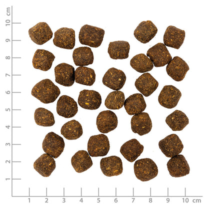 Wolfsblut VetLine Care Weight Management Snack 100g – Snackgrösse mit Massstab